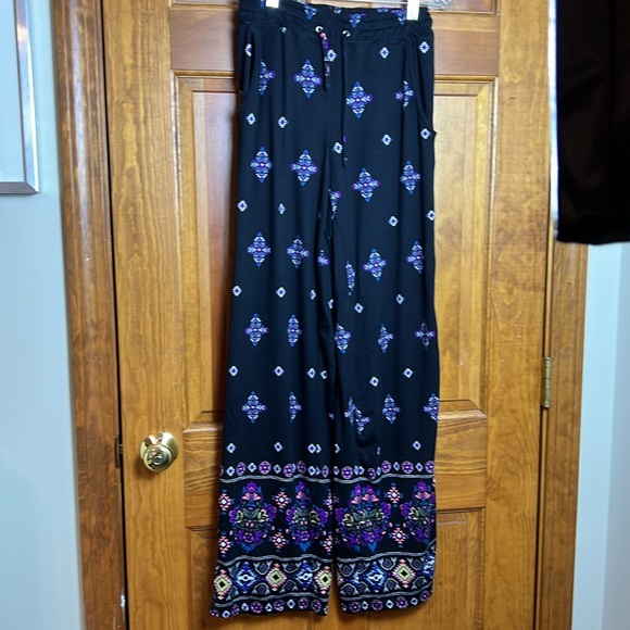 Women's Size Large French Laundry Print Pants - Picture 1 of 8